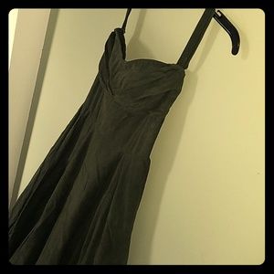 Olive Green Courdoroy Swing Dress